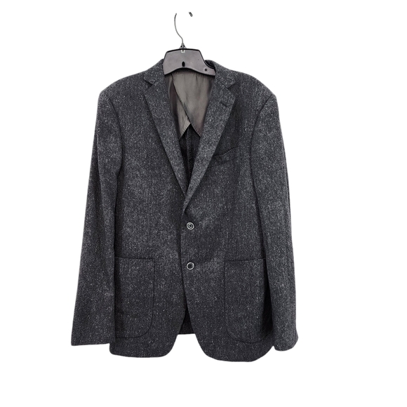 John Varvatos Men's Wool Blend Button Front Regular Fit Blazer - 40R - Picture 1 of 9